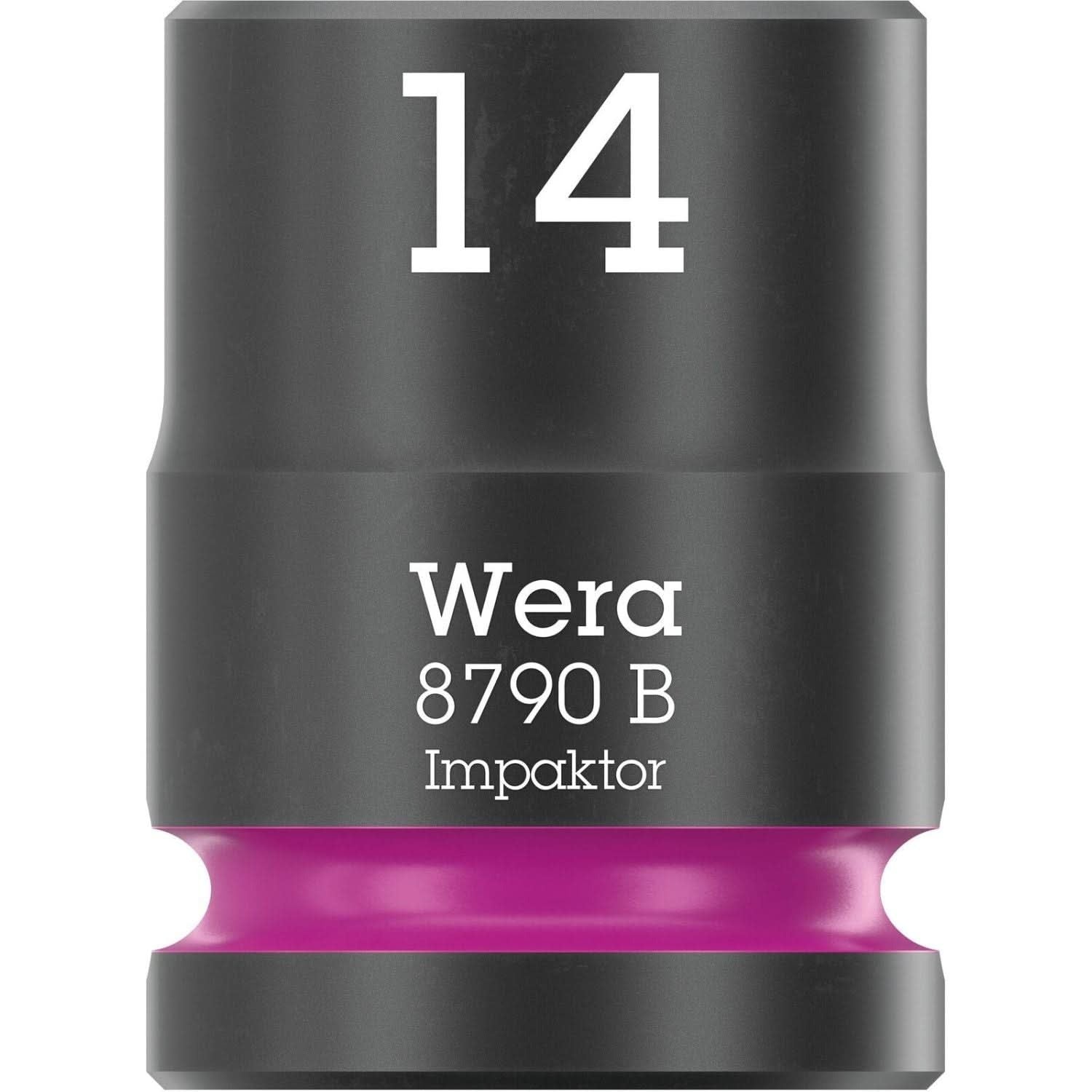 Wera 8790 B Impaktor Socket With 3/8-in. Drive, 14x30-mm.