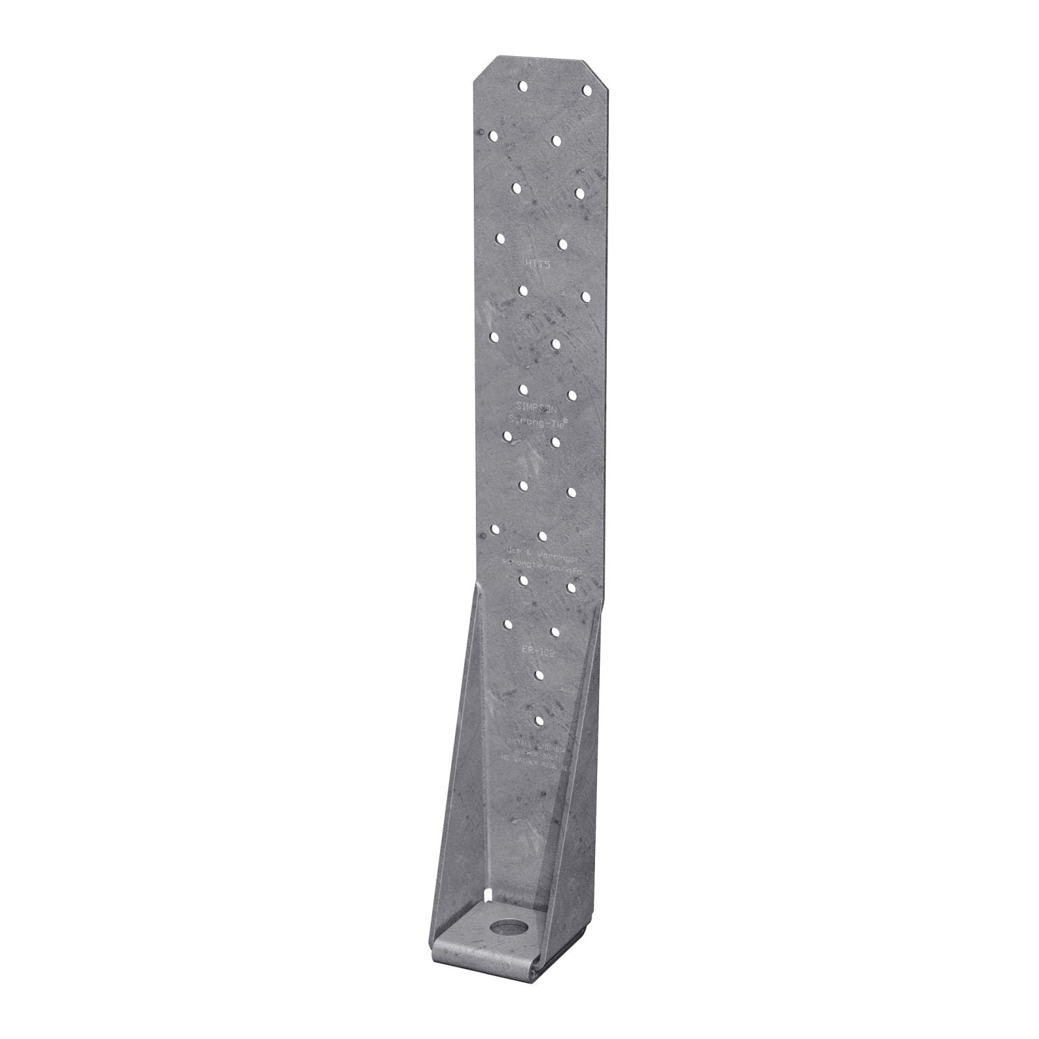 Simpson Strong-Tie HTT5KT HTT 16-in. Heavy Tension Tie for 5/8-in. Anchor with Bearing Plate and Screws