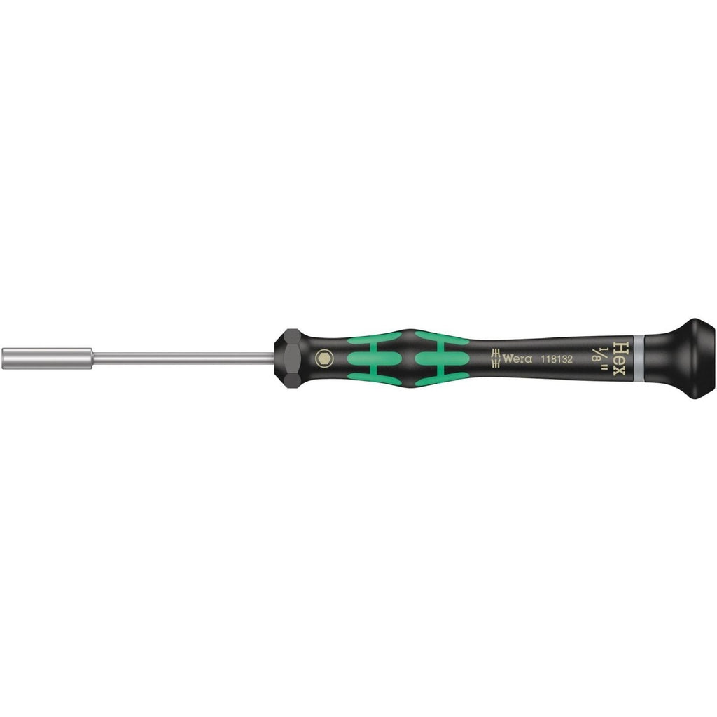 Wera 2069 Nutdriver For Electronic Applications, 1/8-in.x60-mm.
