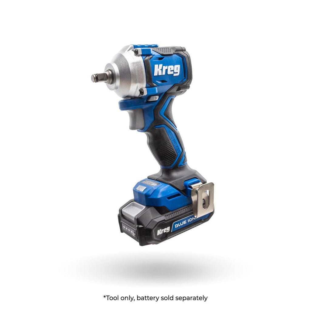 Kreg 20V Ionic Drive 3/8-in. Cordless Compact Impact Wrench, Tool Only (KPTCWR375B)
