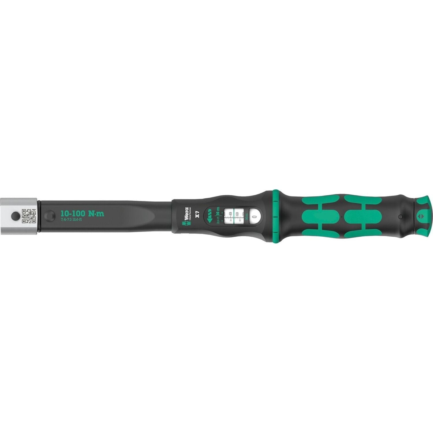 Wera Click-Torquex7 Torque Wrench For Insert Tools, 10-100 Nm, 14X18x10-100 Nm