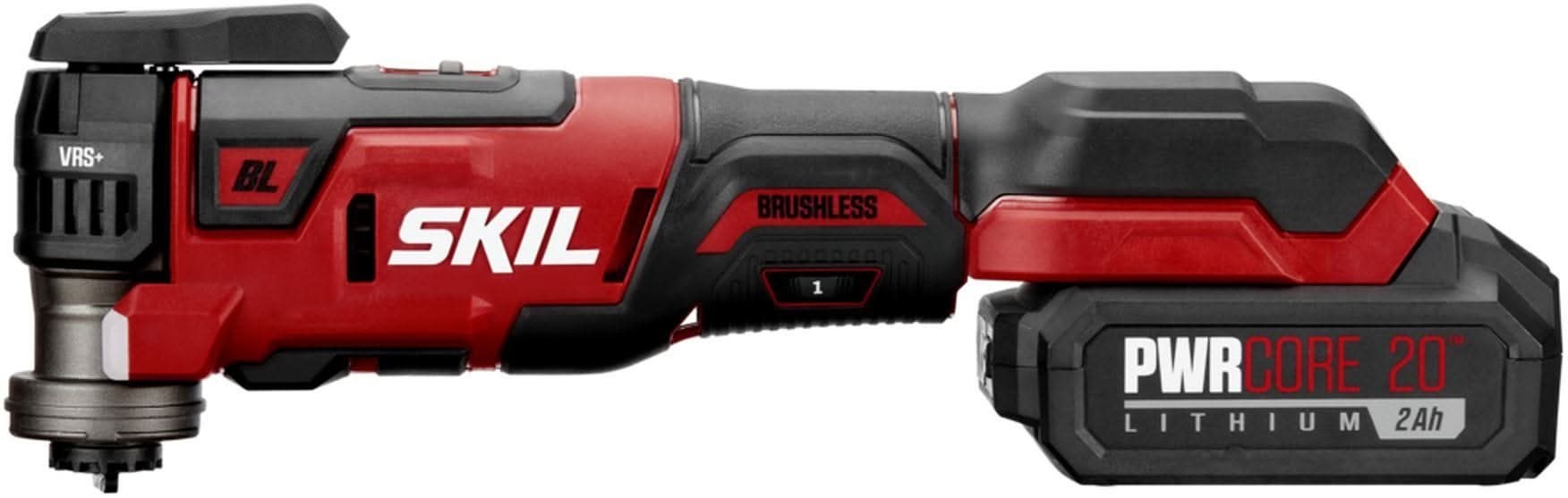 SKIL OS5937-10 PWRCore 20 Brushless 20V Oscillating MultiTool with Battery and PWR JUMP Charger