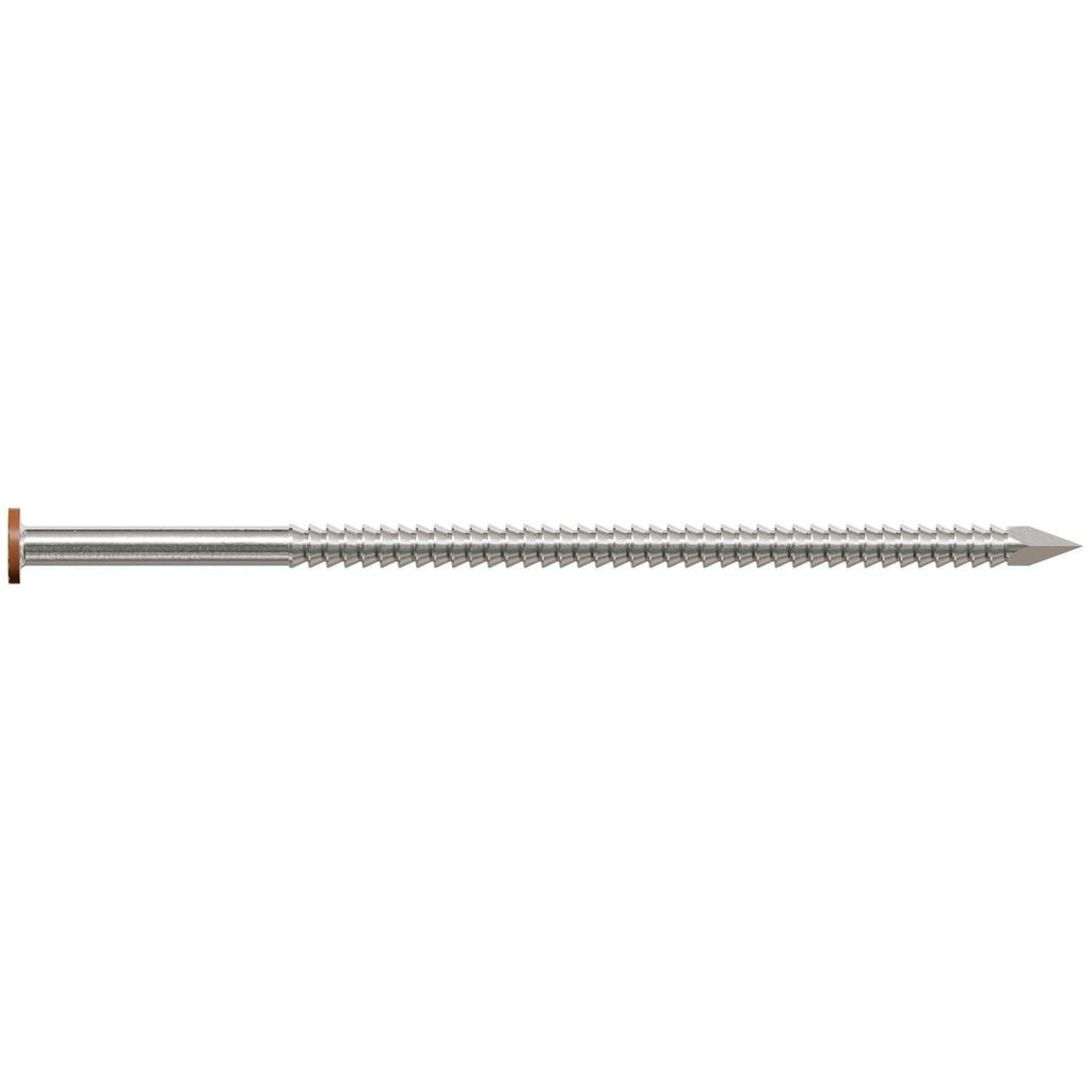 Simpson Strong-Tie S10SNDS1 Painted Siding Nail, 3-in. x .113-in. Type 304 Stainless Steel, Sienna, 1-lb.