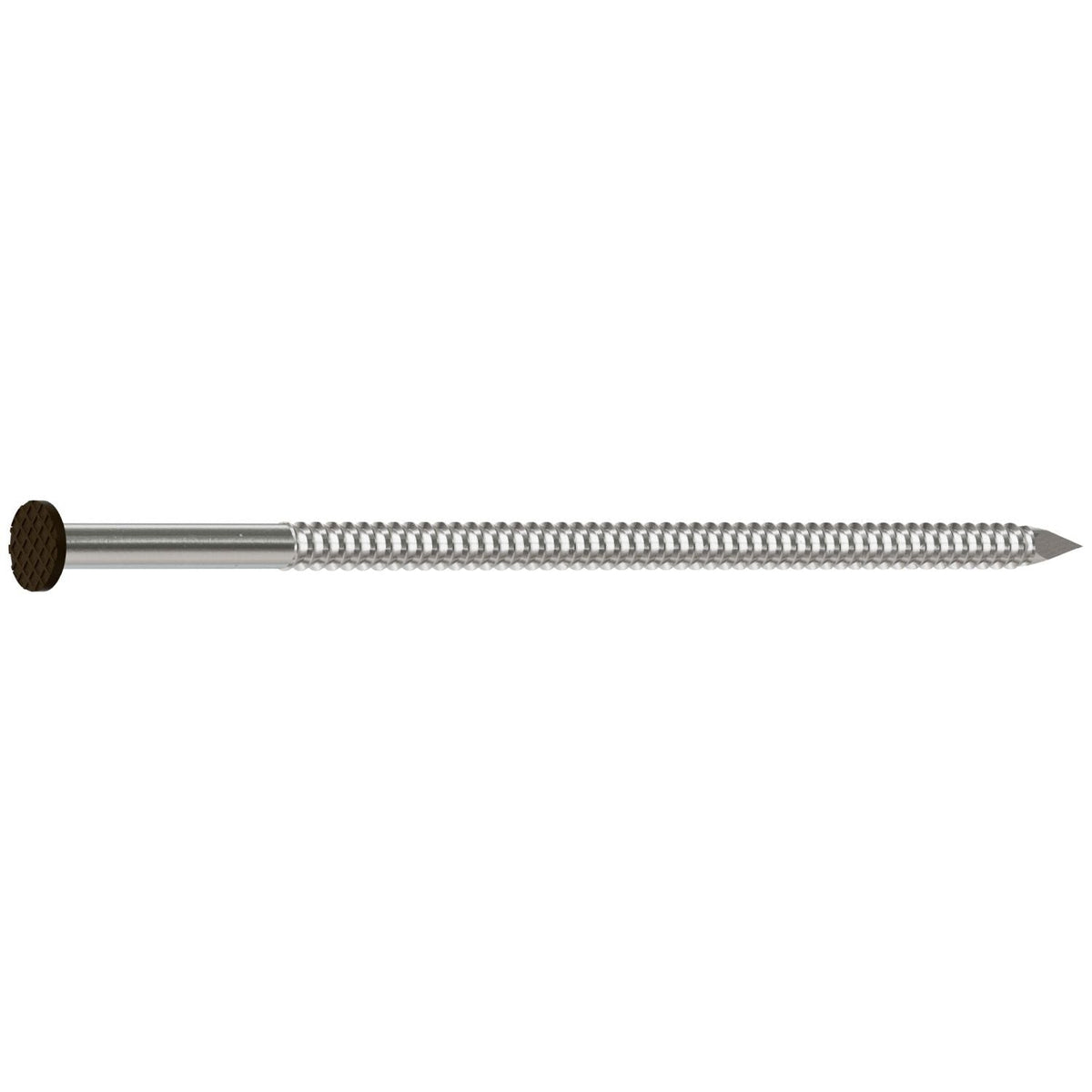 Simpson Strong-Tie S16SNDB1 Painted Siding Nail, 3-1/2-in. x .120-in. Type 304 Stainless Steel, Dark Brown, 1-lb.