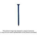 Simpson Strong-Tie TNT18134TFC8 Titen Turbo, 3/16-in. x 1-3/4-in. 6-Lobe Flat-Head Concrete and Masonry Screw, Blue, 8-Pack