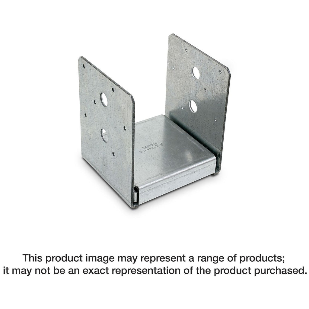 Simpson Strong-Tie ABU5-6Z ABU ZMAX Galvanized Adjustable Standoff Post Base for 5-1/8-in. x 6-in. Engineered Lumber
