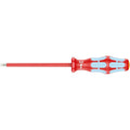 Wera 3160 I VDE Insulated Screwdriver For Slotted Screws, Stainless, 0.6x3.5x100-mm.