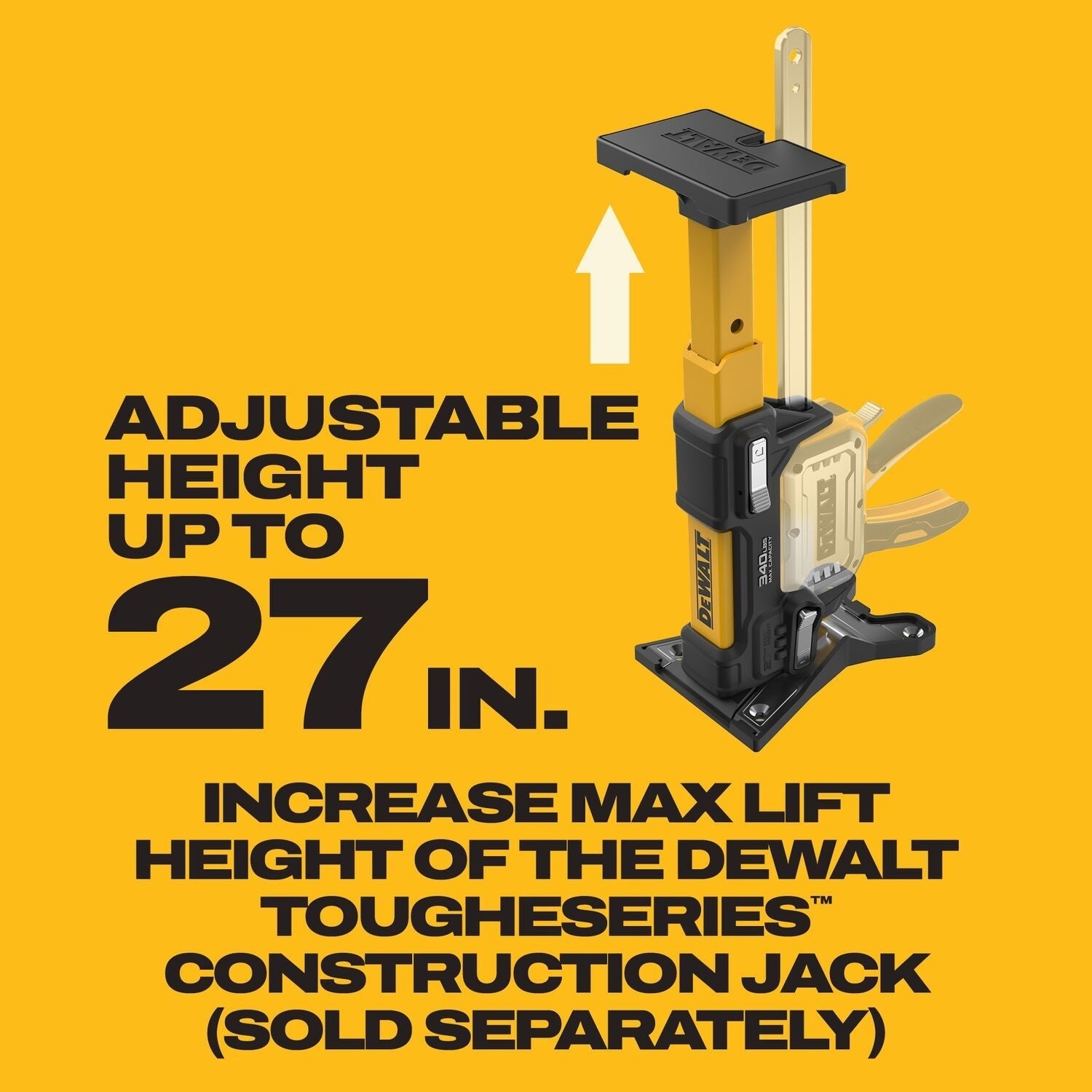 DeWALT DWHT83554 ToughSeries Construction Jack Extension