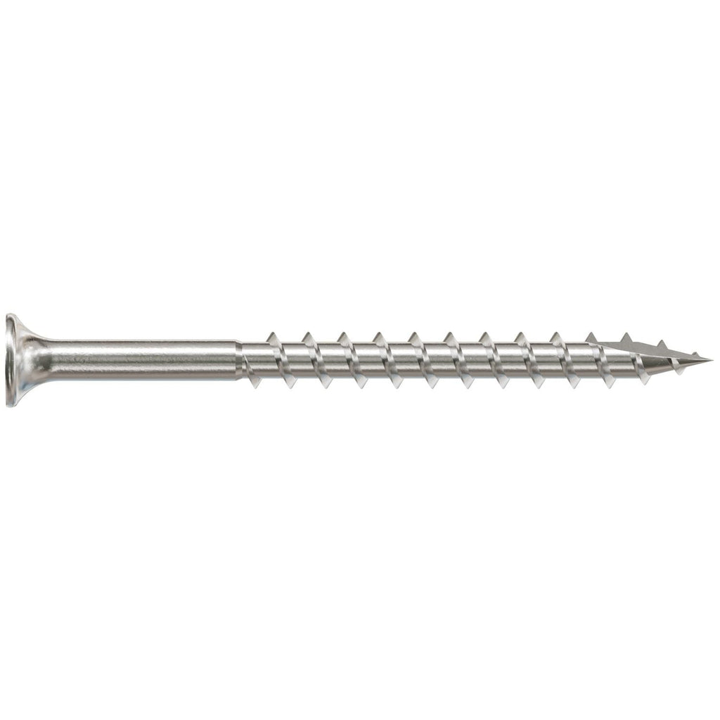 Simpson Strong-Tie T10250DT1 Bugle-Head Wood Screw, 6-Lobe Drive, #10 x 2-1/2-in. T25, Type 316, 1-lb.