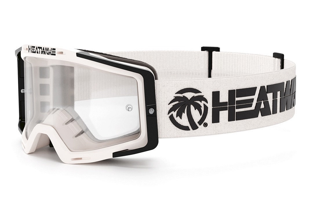Heat Wave Billboard Icon WHITE/PHOTOCHROMIC MXG-250 Moto Goggle