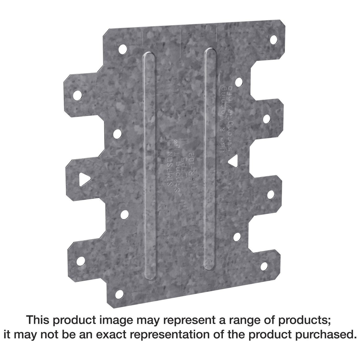 Simpson Strong-Tie LTP5 LTP 4-1/2-in. x 5-1/8-in. Galvanized Lateral Tie Plate