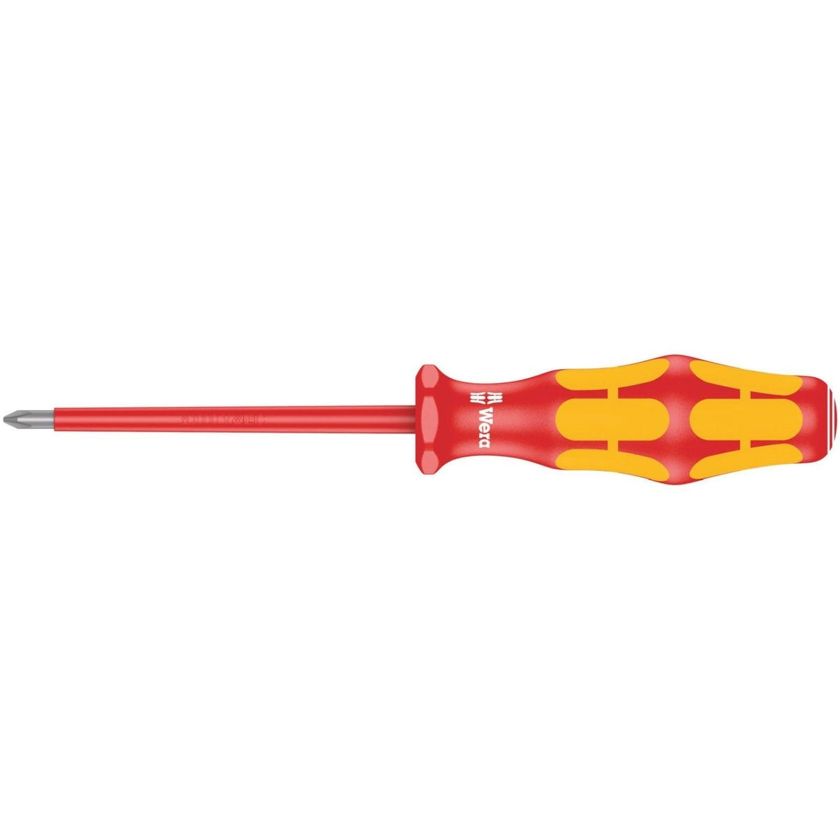 Wera 162 I Ph VDE Insulated Screwdriver For Phillips Screws, Ph 0x80-mm.