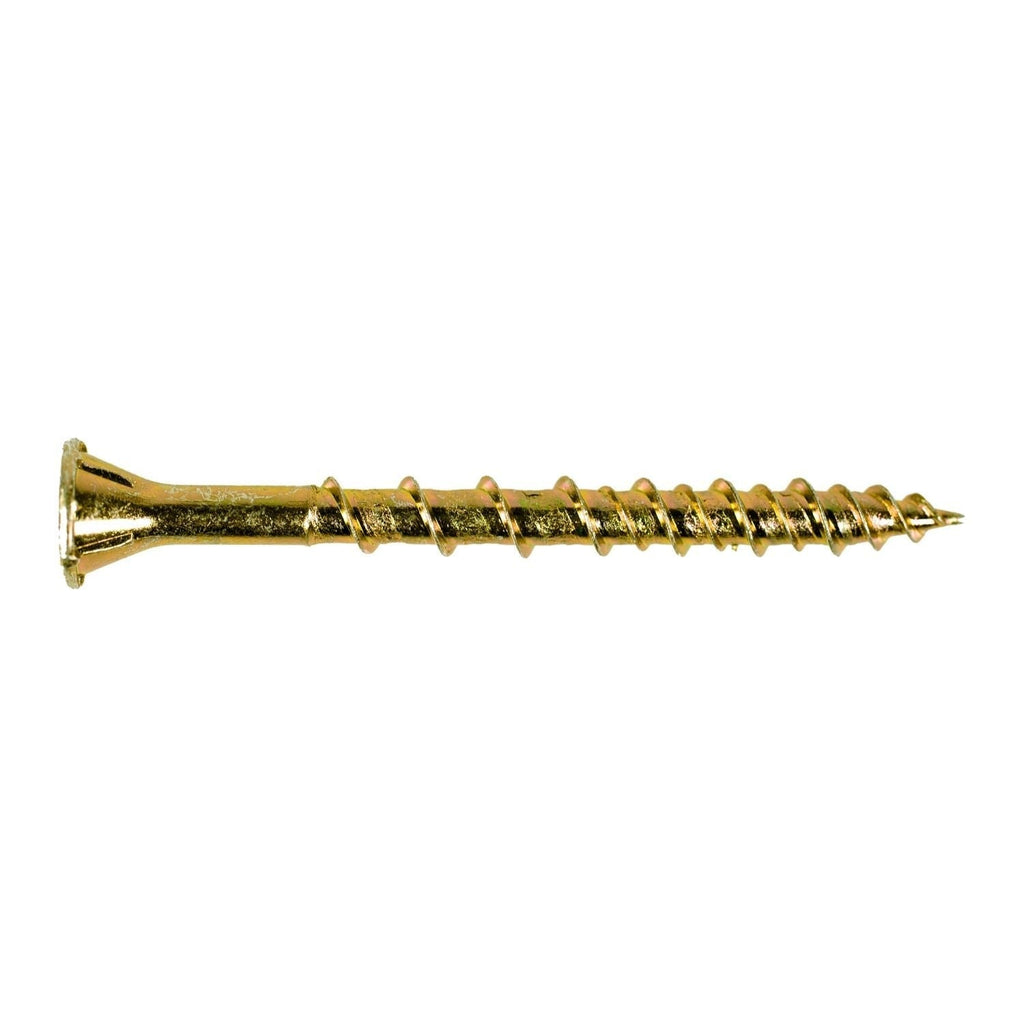 Simpson Strong-Tie Strong-Drive Subfloor Collated Screw, #9 x 2-in. T25, Yellow Zinc, 1000-Pack (HCKWSV2S)