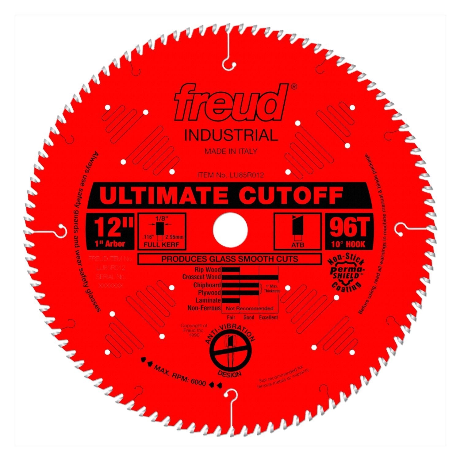 Freud LU85R012 12 in. Ultimate Cut-Off Blade