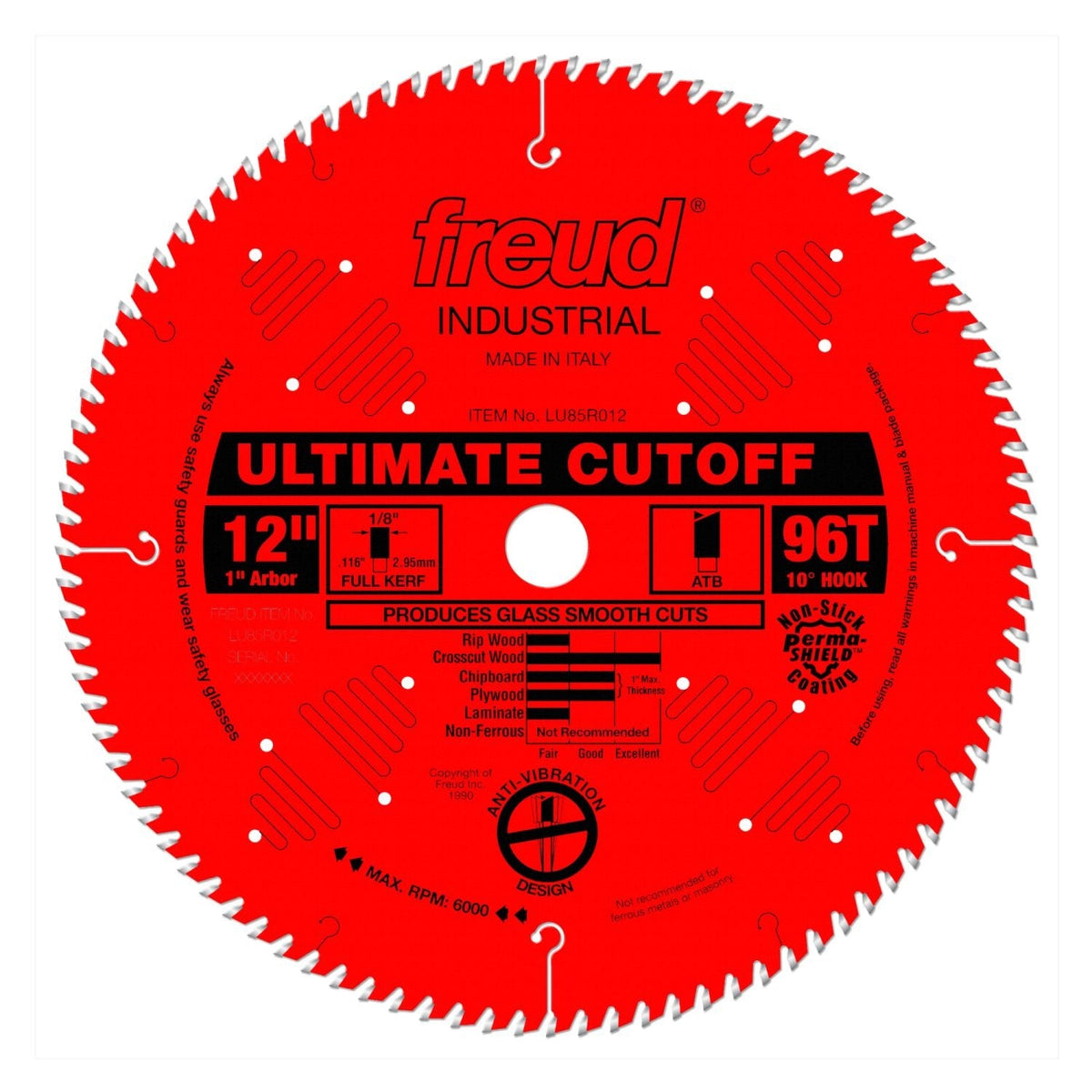 Freud LU85R012 12 in. Ultimate Cut-Off Blade