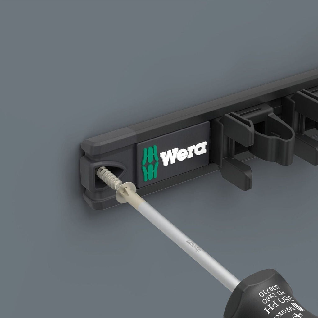 Wera 9650 Magnetic Rail Kraftform Screwdriver Set, 9-Pieces