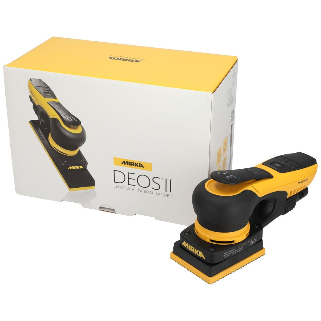 Mirka DEOS II 343X 3-in. x 4-in. Corded Orbital Sheet Sander with 3.0mm Orbit and Bluetooth