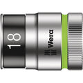 Wera 8790 Hmc Hf Zyklop Socket With 1/2-in. Drive With Holding Function, 18x37-mm.