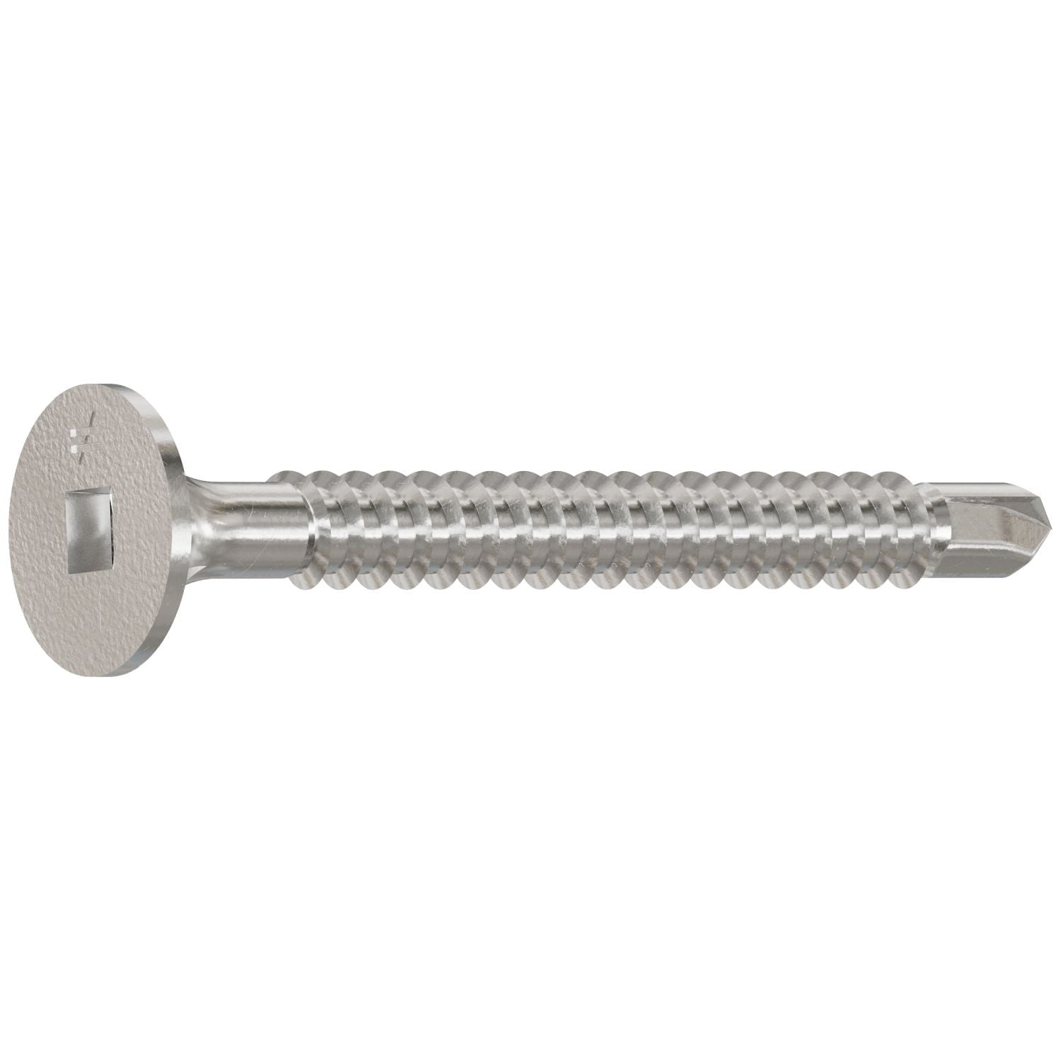 Simpson Strong-Tie F08T162WDC Self-Drilling Fiber-Cement Screw, #8 x 1-5/8-in. #2 Square Drive, Type 410, 100-Pack