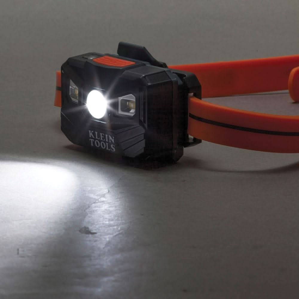 Klein Tools 56064 Rechargeable Headlamp with Silicone Strap