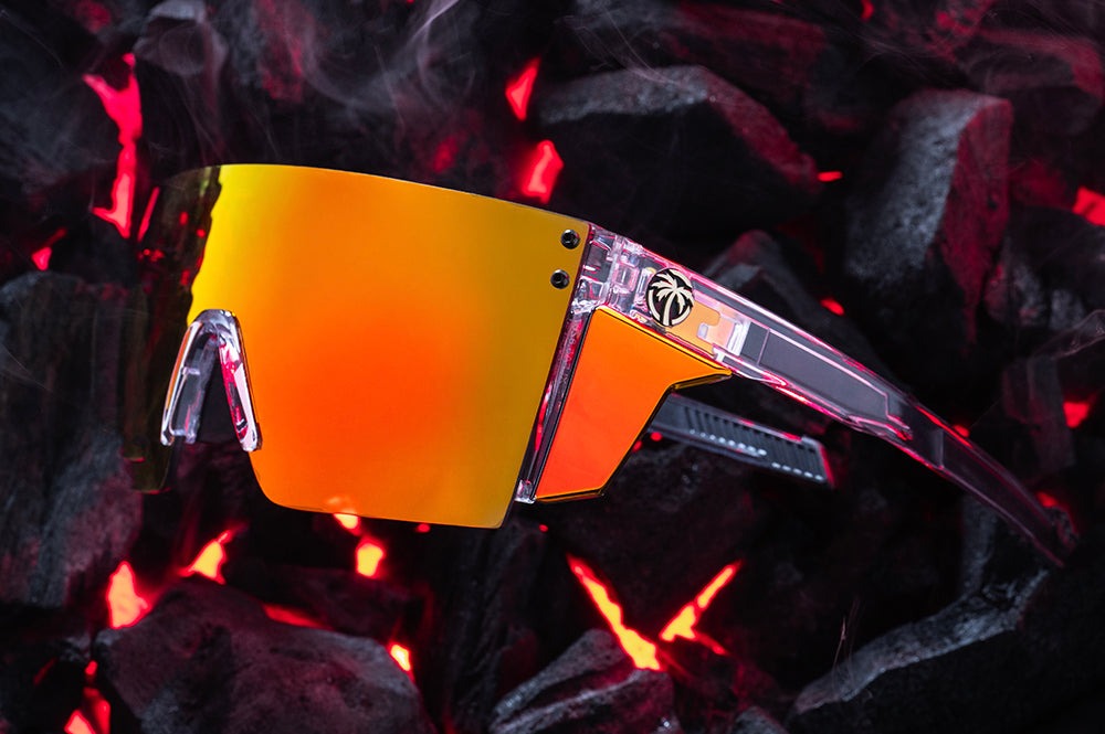 Heat Wave Performance Lazer Face Vapor Clear Frame Sunblast Lens Z87+ Sunglasses