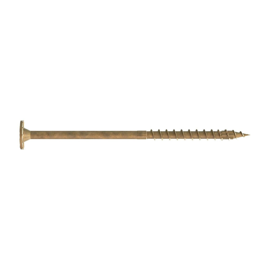 Simpson Strong-Tie Strong-Drive SDWS Timber Exterior Grade Screw, 0.220-in. x 6-in. T40, Tan, 500-Pack (SDWS22600DB)