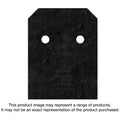 Simpson Strong-Tie APVB66DSP Outdoor Accents Avant Collection ZMAX, Black Post Base Side Plate for 6x, 2-Pack