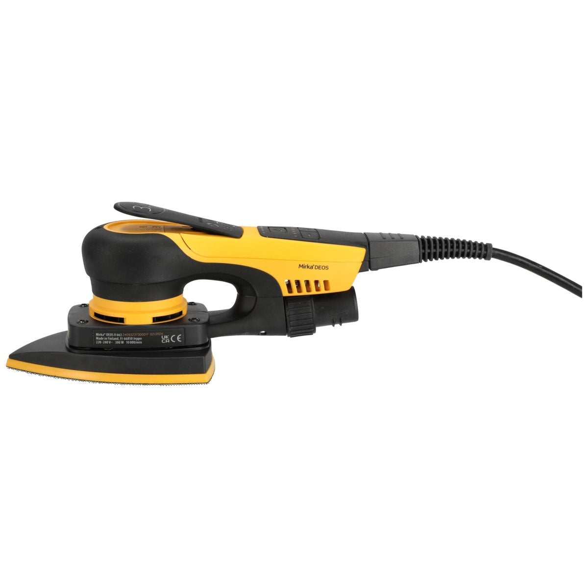 Mirka DEOS II 663X Corded Delta Orbital Sander for Corners and Profiles
