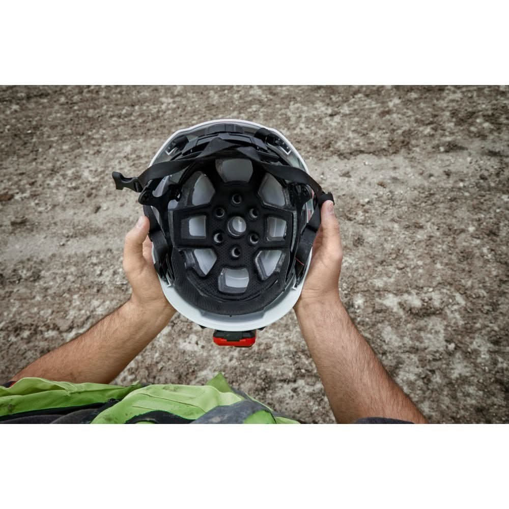 Milwaukee 48-73-1307 Green Safety Helmet - Type 2, Class E