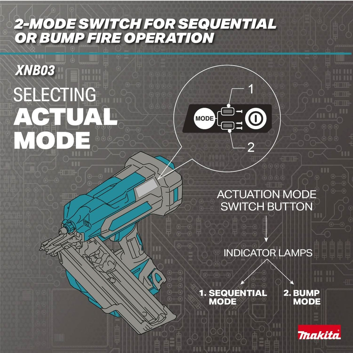 Makita XNB03M1 18V LXT Brushless 21-Degree Full Round Head 3-1/2-in. Framing Nailer 4.0Ah Kit