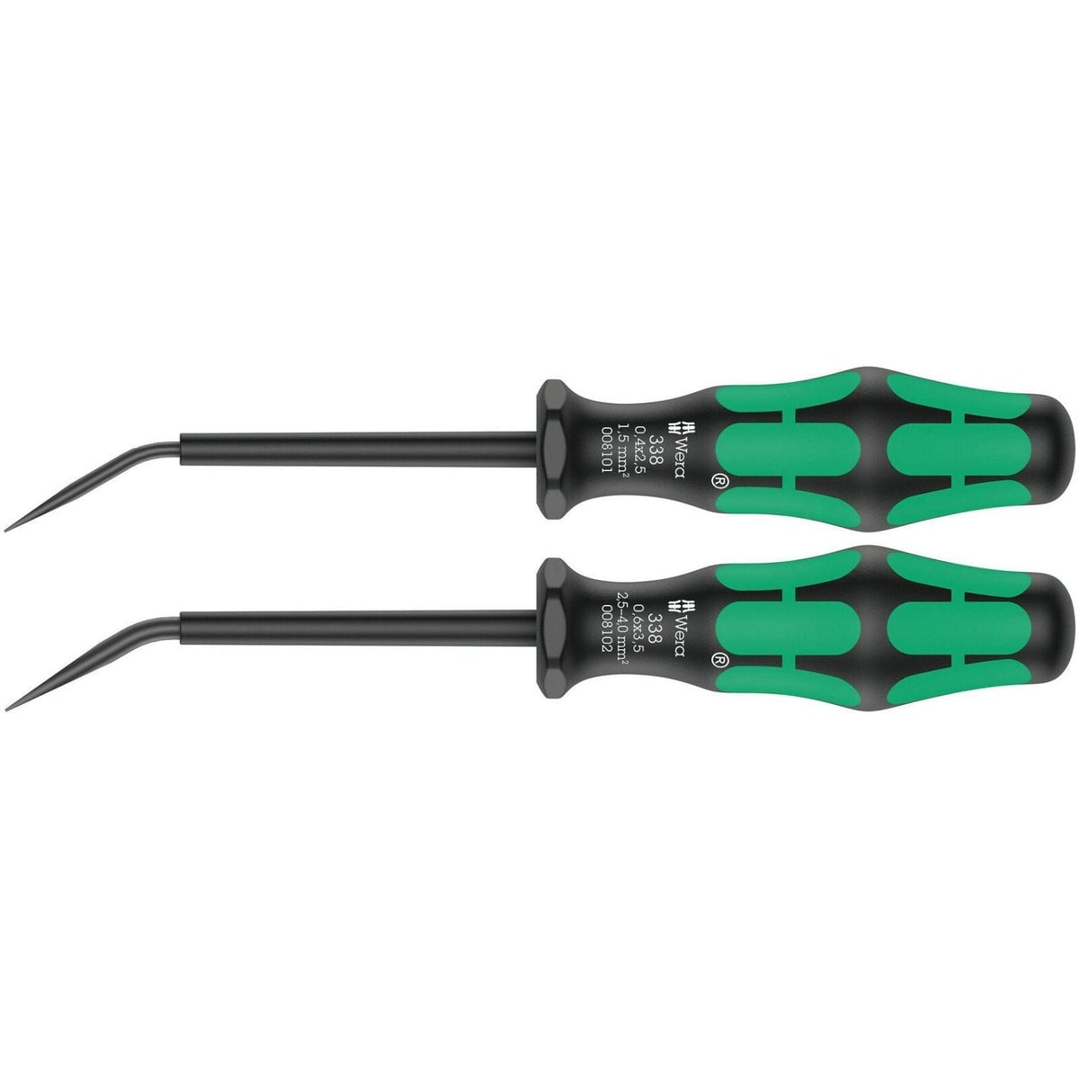 Wera 338/2 Set Of Actuation Tools For Terminal Blocks (Spring Cages), 2-Pieces
