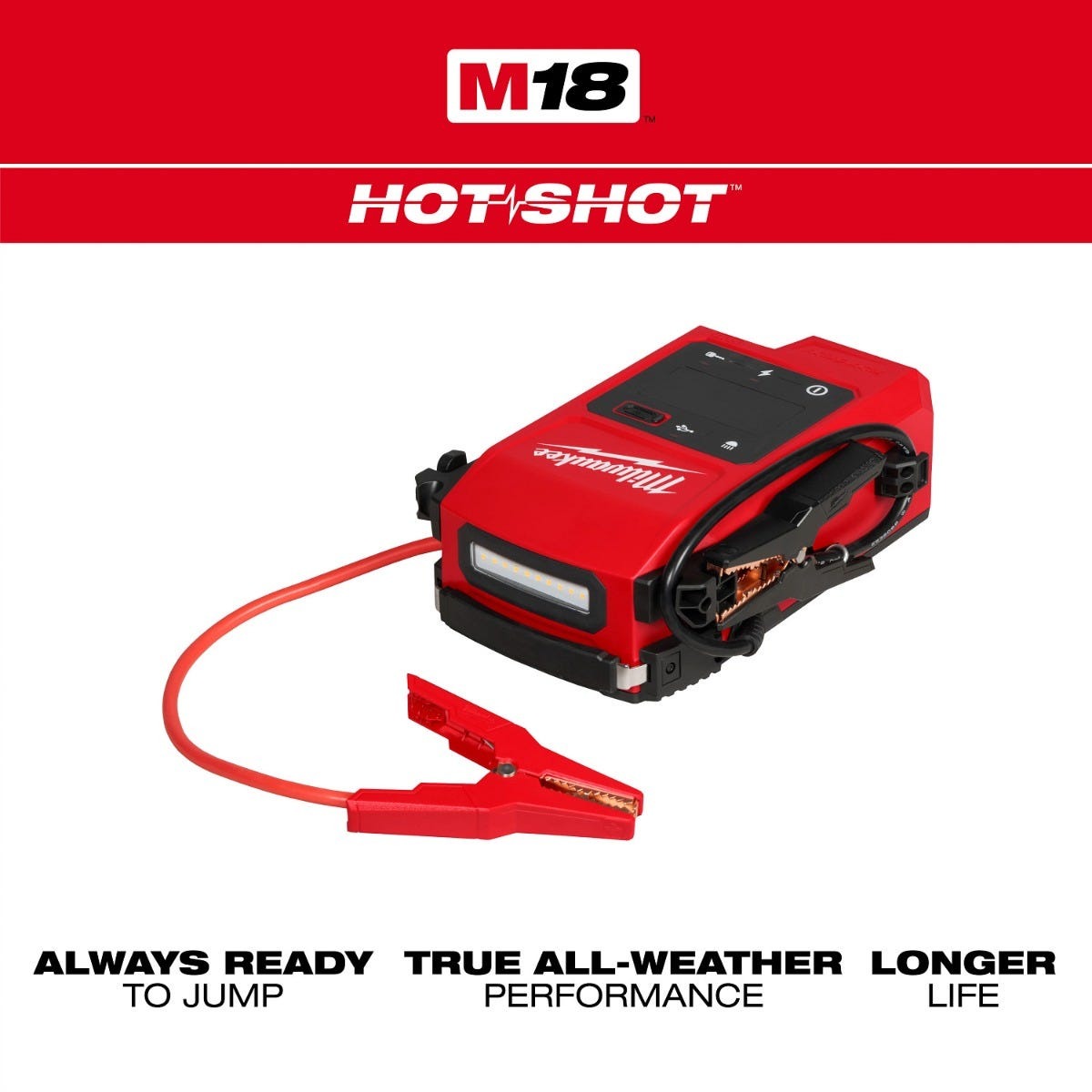 Milwaukee 3841-20 M18 HOTSHOT Jump Starter 5.0Ah Kit