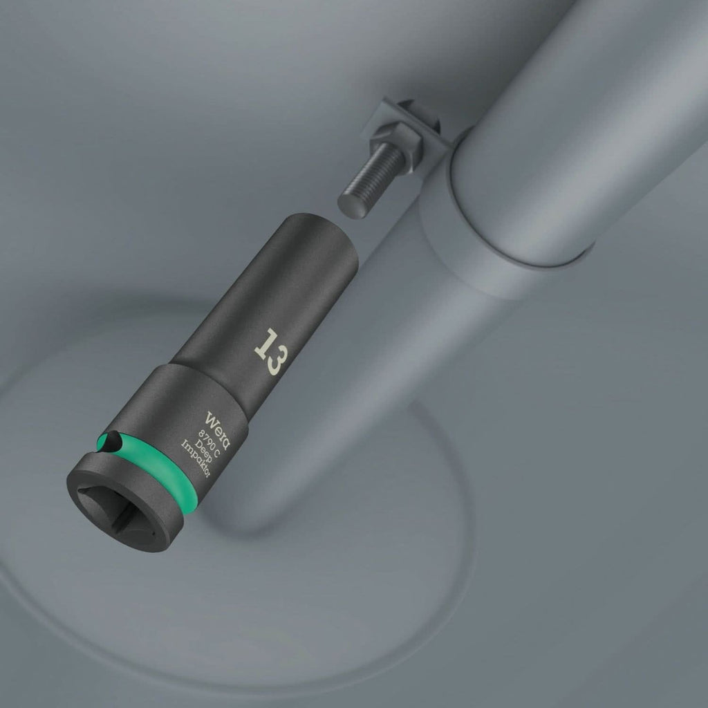 Wera 8790 C Impaktor Deep Socket With 1/2-in. Drive, 27x83-mm.