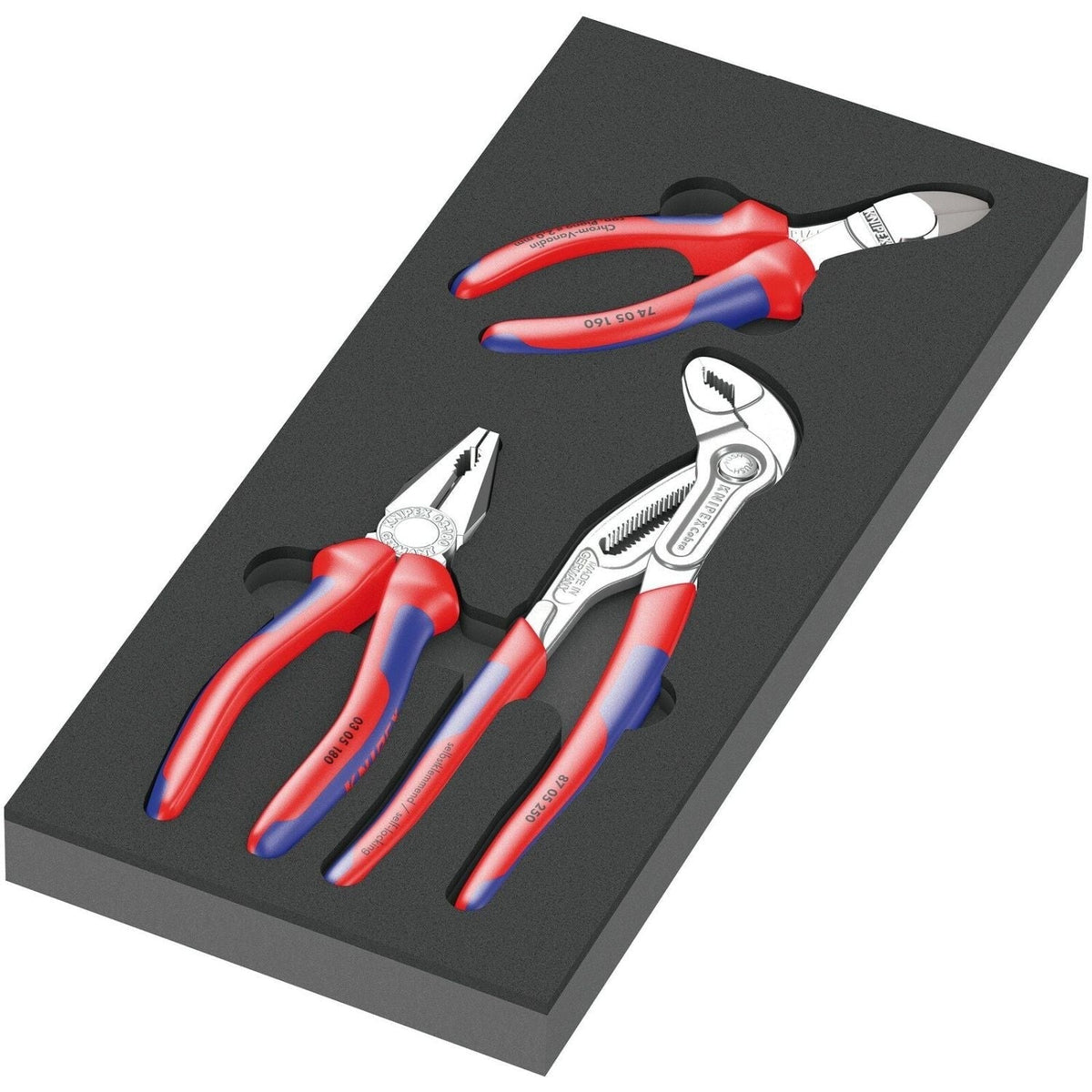 Wera 9780 Foam Insert Knipex Pliers Set 1, 3-Pieces