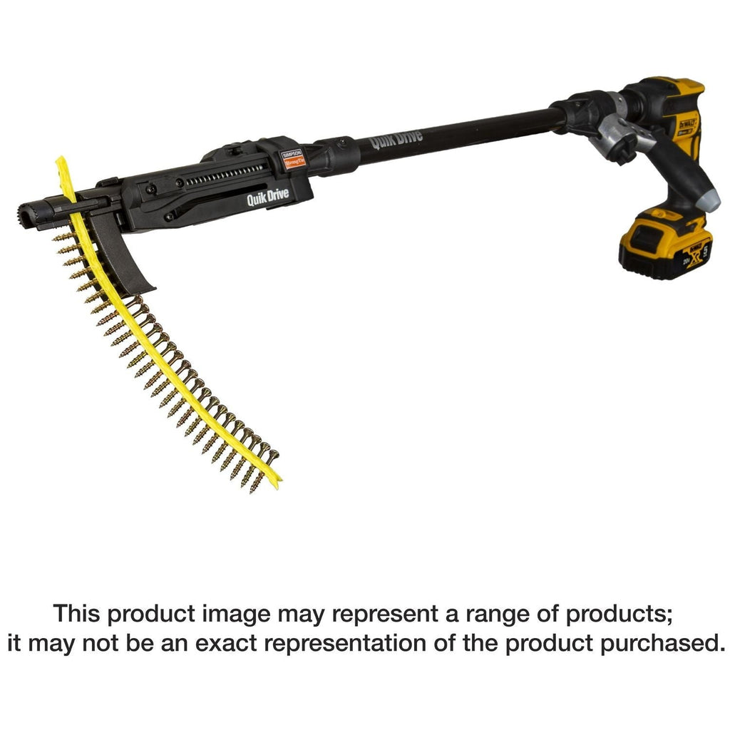 Simpson Strong-Tie Quik Drive Cordless PRO200S Multi-Purpose System w/ DeWalt 2500-RPM Screwdriver Motor (PRO200SG2C2K)