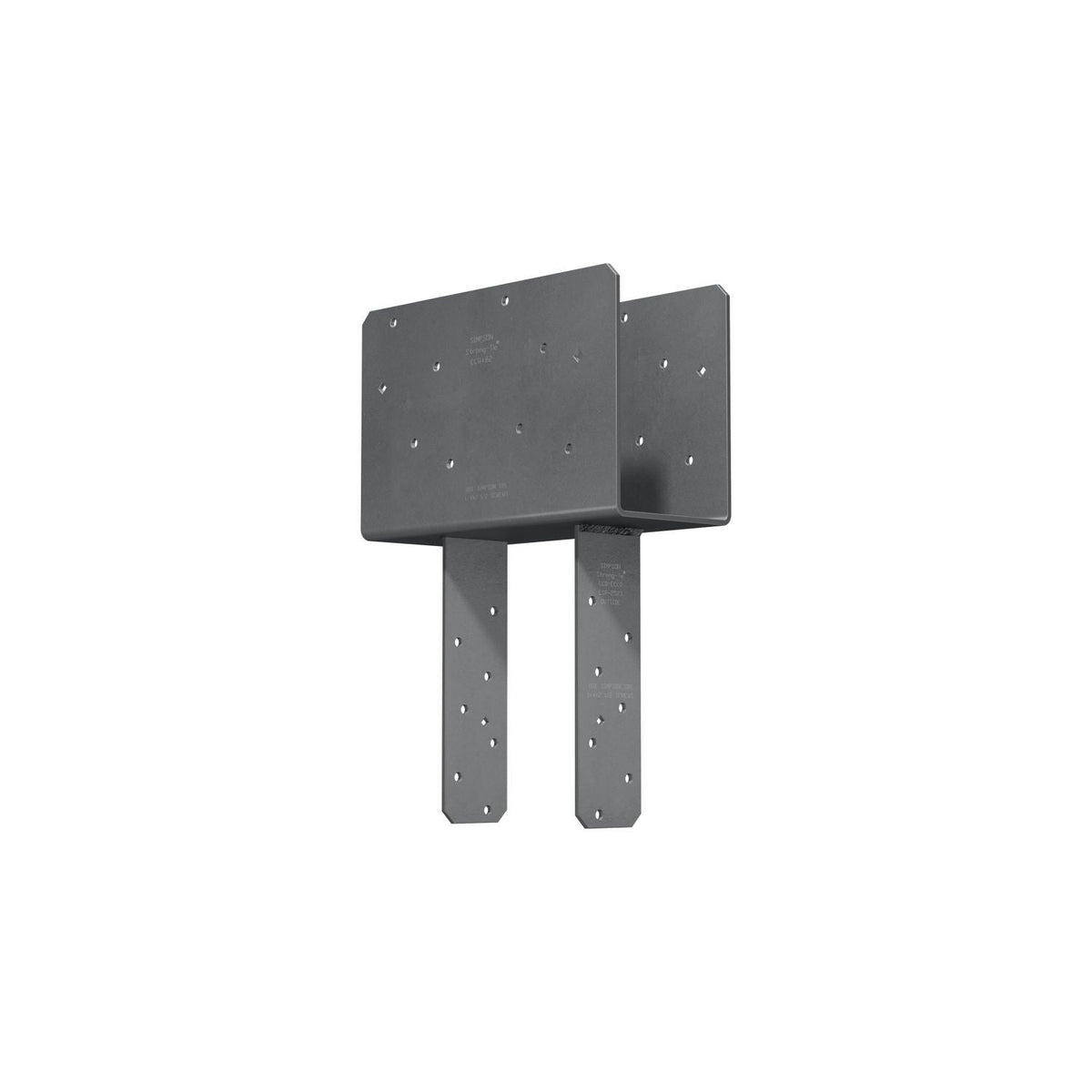 Simpson Strong-Tie CCQ4.62-5.50HDG CCQ HDG Column Cap for Triple-2x Beam, 6x Post with Strong-Drive SDS Screws