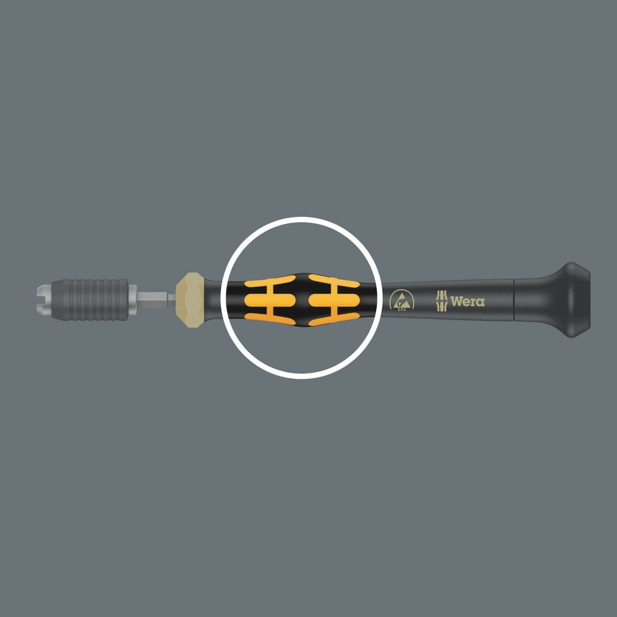 Wera 1460 Esd Kraftform Micro Torque Screwdrivers With A Customised Factory Pre-Set Measurement Value With Quick-Release Chuck, 1461 Esdx0.05-0.11 Nm