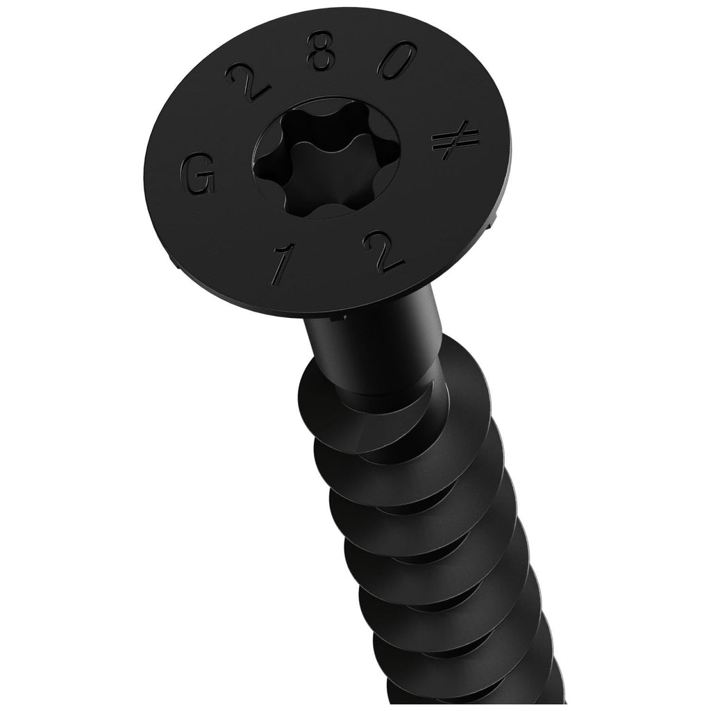 Simpson Strong-Tie SDCF12X280-R25 Strong-Drive SDCF TIMBER-CF Screw, 0.470-in. x 11-in. T50, E-Coat, 25-Pack