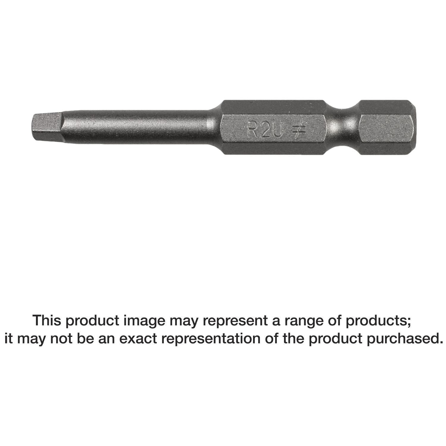 Simpson Strong-Tie BIT2SU-2-RC3 #2 Square, Undersized-Drive 2-in. Power Bit, 3-Pack