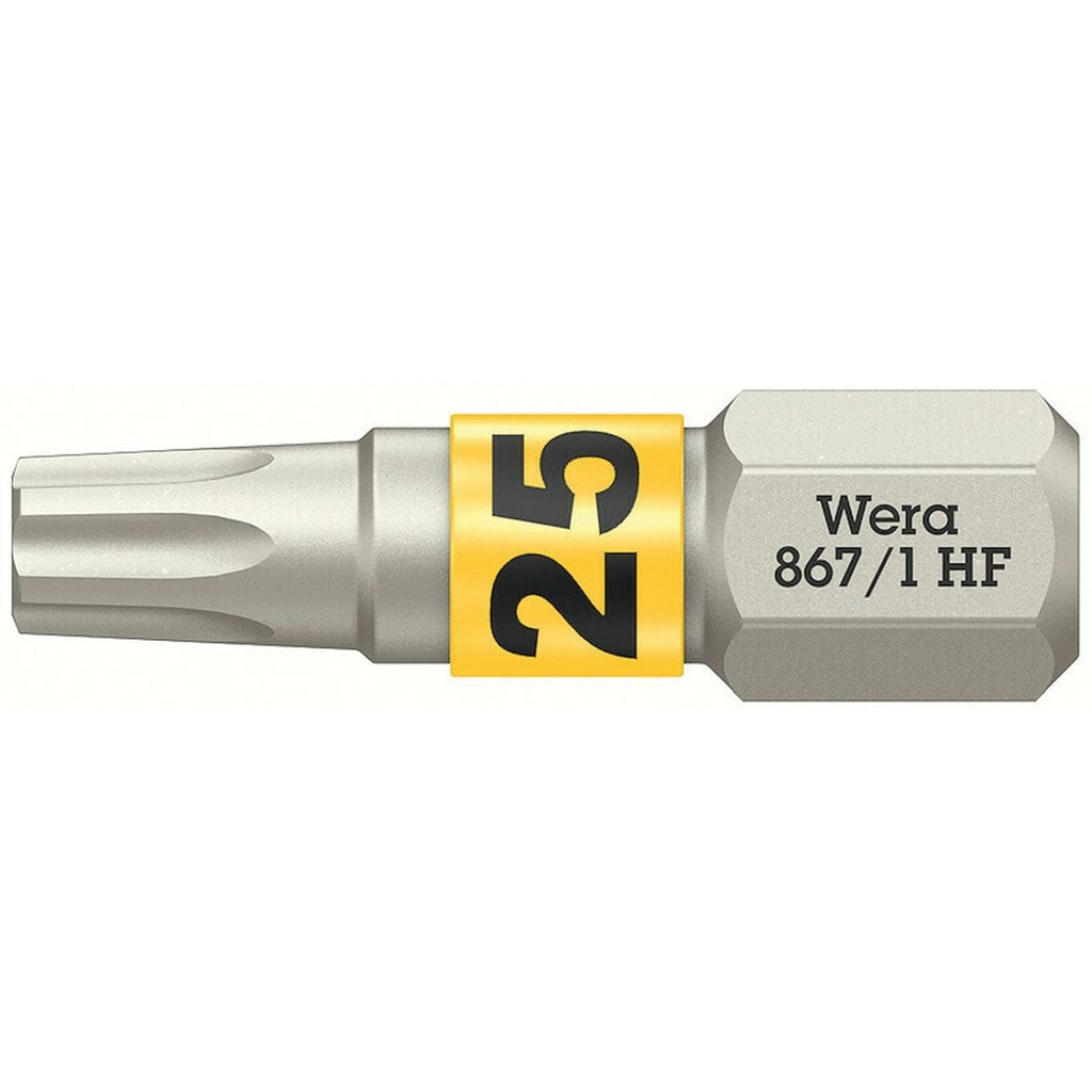 Wera 867/1 Torx Hf Bit With Holding Function, Torx 15x25-mm.