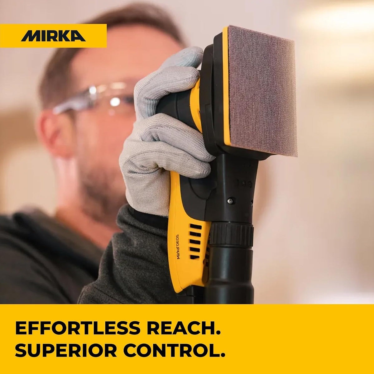 Mirka DEOS 343CV 3 x 4-in. Corded Orbital Sheet Sander for Detail Sanding