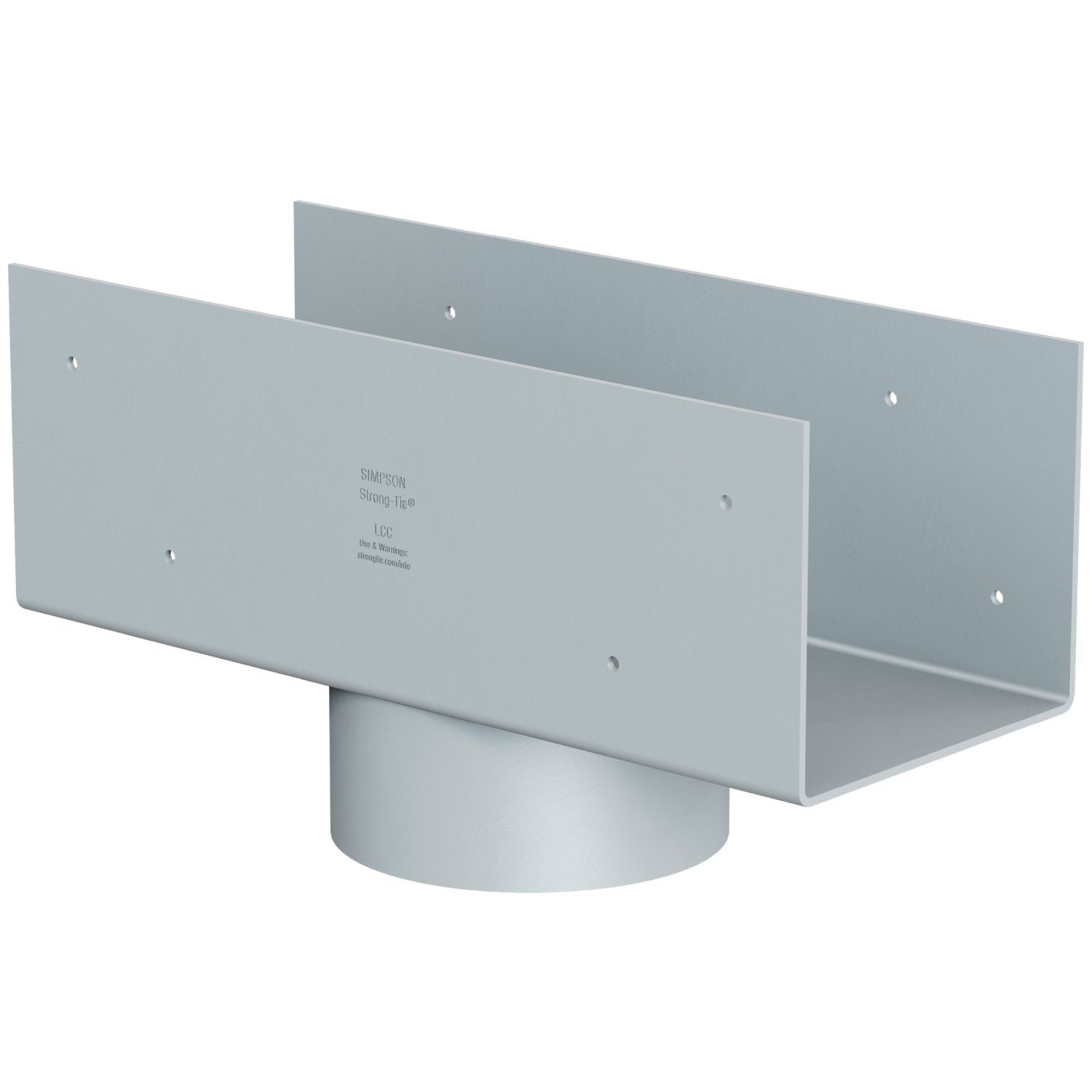 Simpson Strong-Tie LCC4.5-4 LCC 4-5/8-in. Column Cap for 4-in. Outside Diameter Lally Column