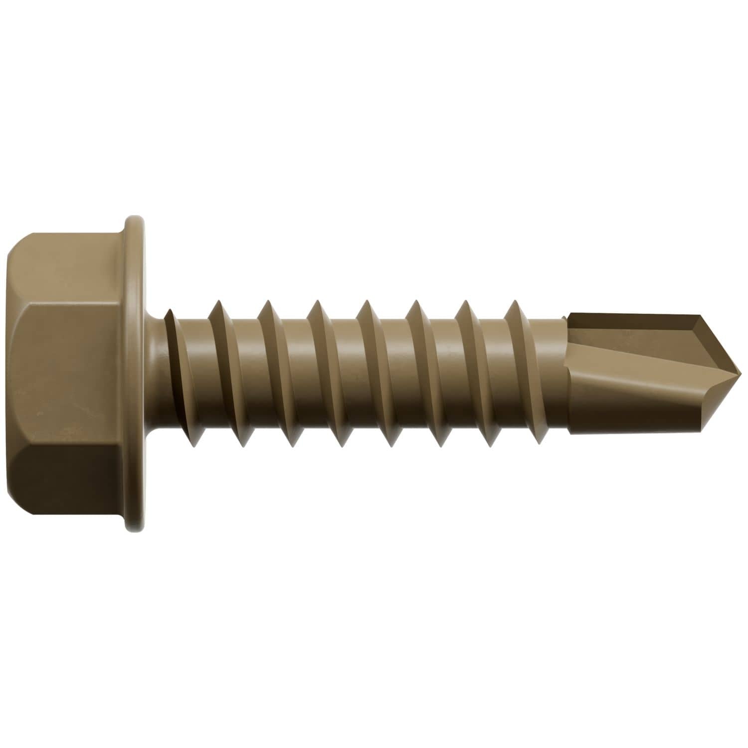 Simpson Strong-Tie XEQ34B1016C Strong-Drive XE EXTERIOR STRUCTURAL METAL Screw, #10 x 3/4-in. 5/16 Hex, 100-Pack