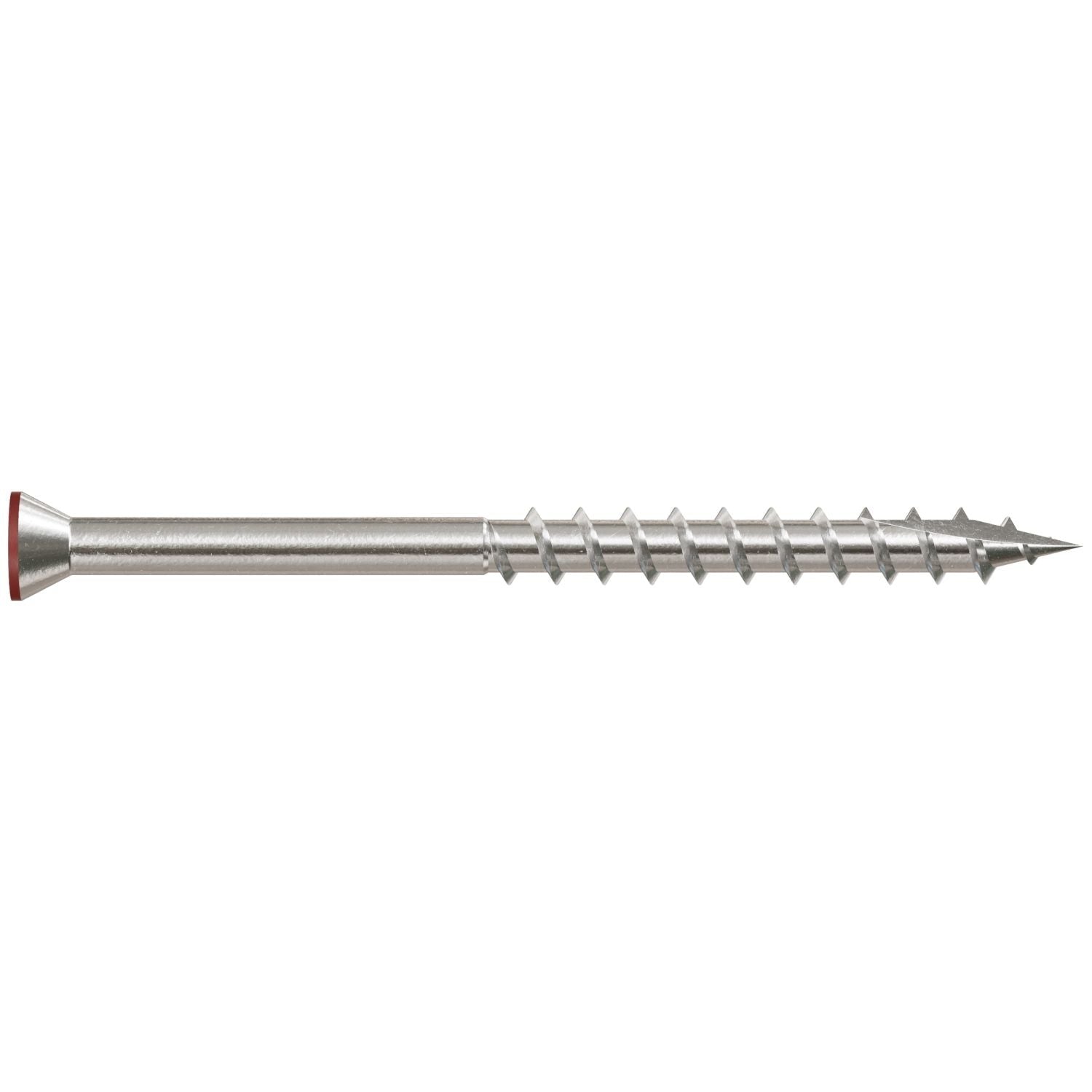 Simpson Strong-Tie T07225FT70RD01 Trim-Head Screw, 6-Lobe Drive, #7 x 2-1/4-in. T-15 Type 316, Red 01, 70-Pack
