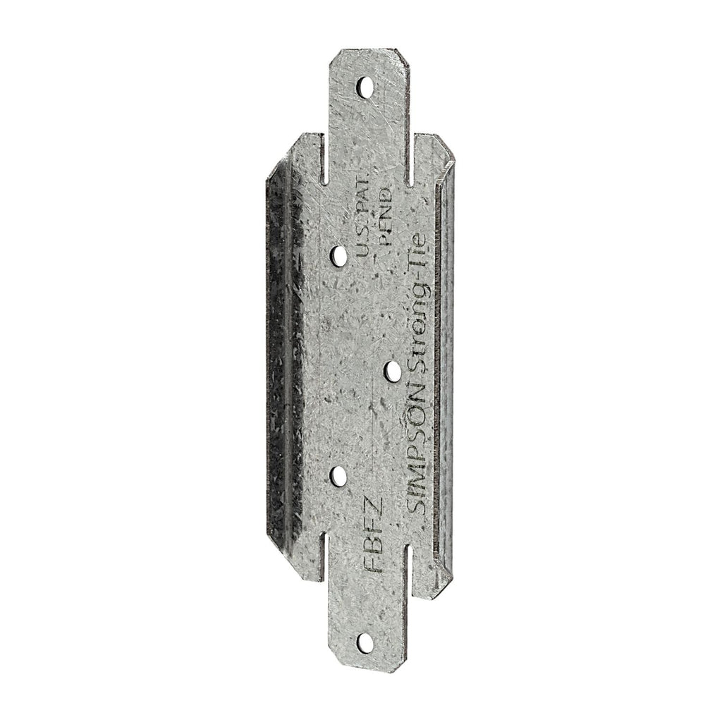 Simpson Strong-Tie FBFZ FBFZ ZMAX Galvanized Flat Rail Fence Bracket for 2x4