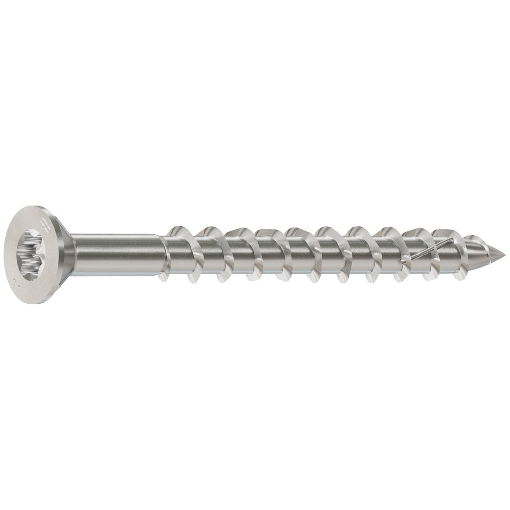 Simpson Strong-Tie S10200WP1 Deck-Drive DWP WOOD SS Screw, #10 x 2-in. T-25, Flat Head, Type 305, 1-lb.