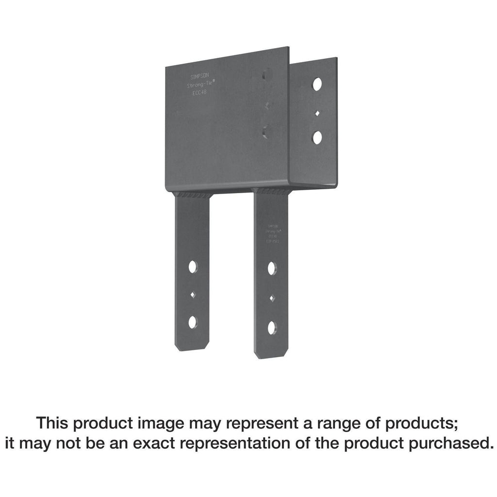 Simpson Strong-Tie ECC5 1/4-8 ECC End Column Cap for 5-1/8-in. Beam, 8x Post