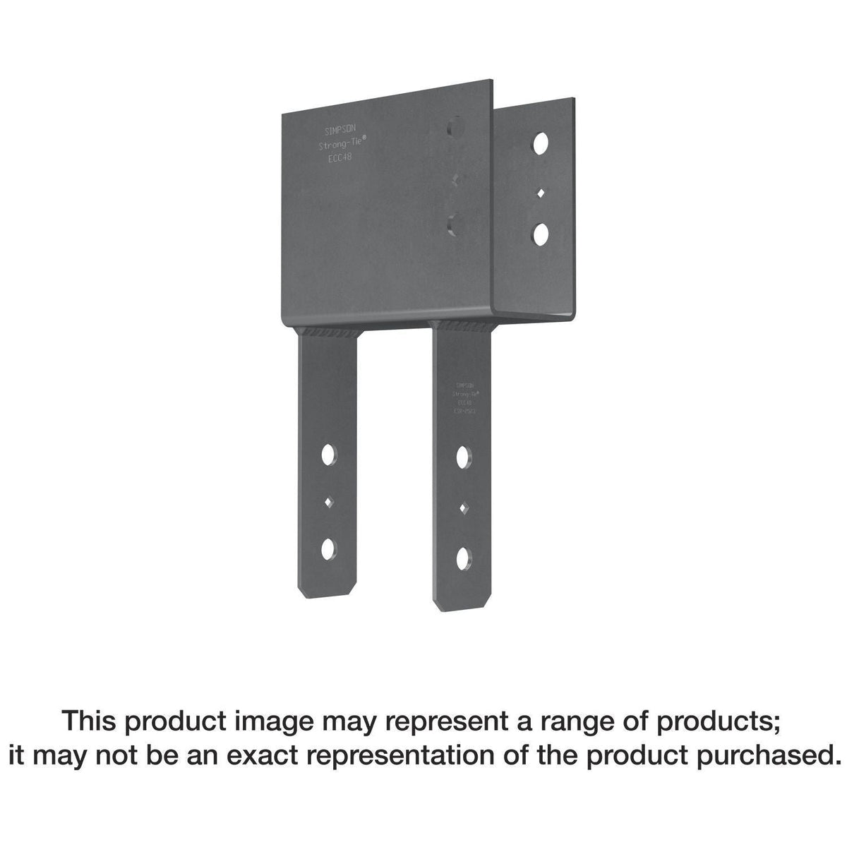 Simpson Strong-Tie ECC5 1/4-8 ECC End Column Cap for 5-1/8-in. Beam, 8x Post