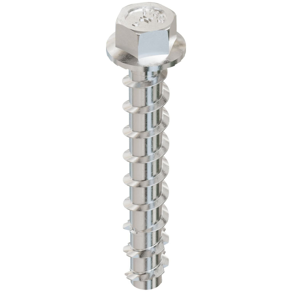 Simpson Strong-Tie Titen HD 1/4-in. x 2-in. Type 316 Stainless-Steel Heavy-Duty Screw Anchor, 50-Pack (THDC25200H6SS)