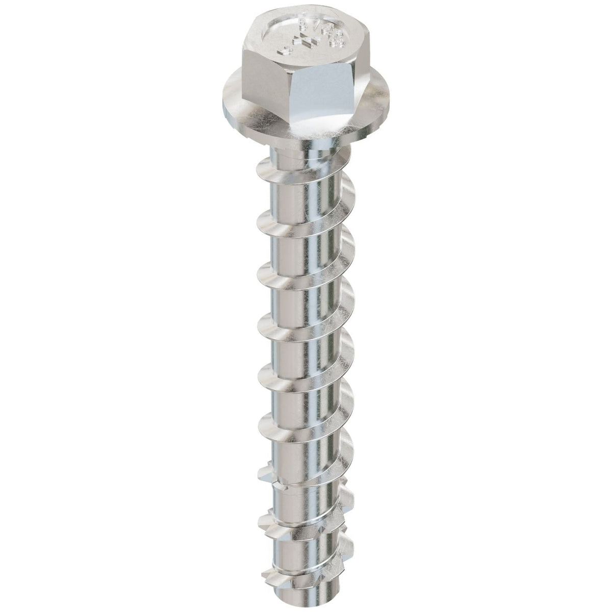 Simpson Strong-Tie Titen HD 1/4-in. x 2-in. Type 316 Stainless-Steel Heavy-Duty Screw Anchor, 50-Pack (THDC25200H6SS)